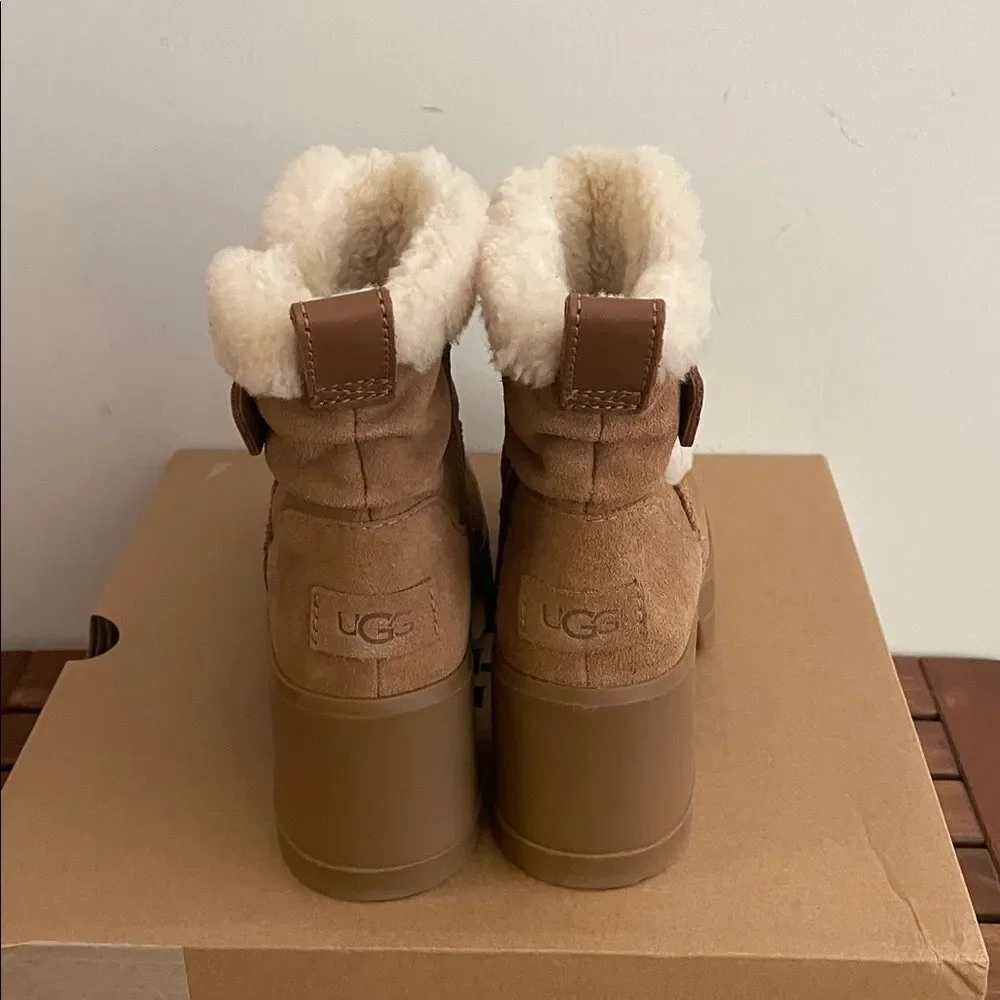 UGG Moxy Pull On Boots Chestnut USA Women Size 6.5/UK 4.5/EU 37.5